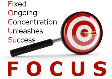 How can you overcome your lack of focus?